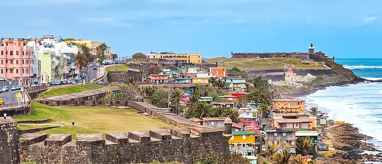 Vista panorámica de Puerto Rico