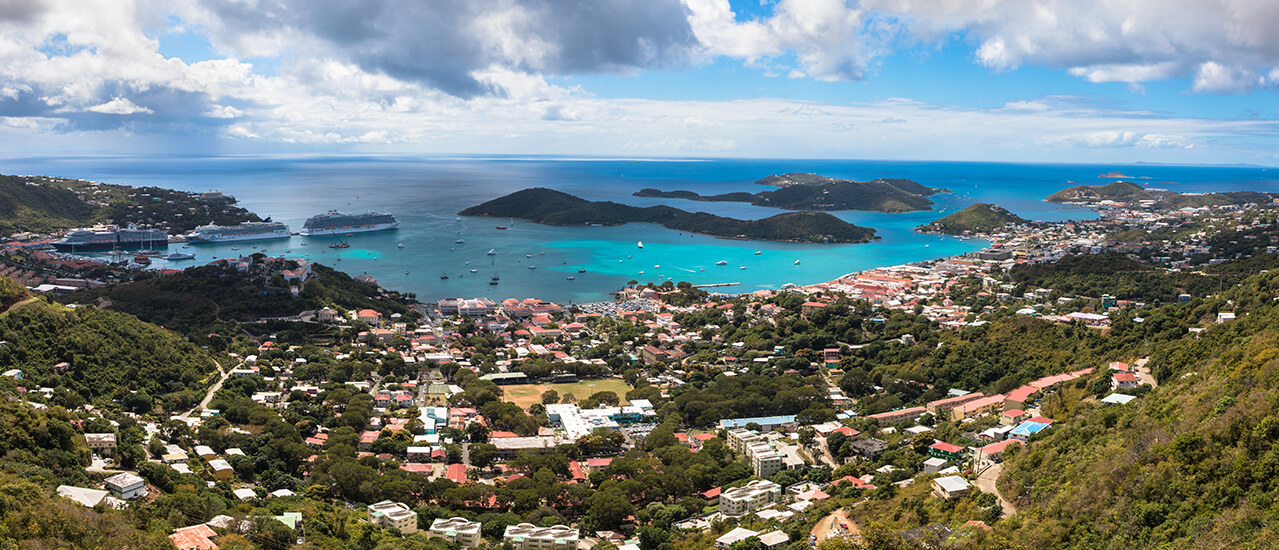 Scenic view of  Virgin Islands