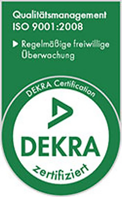 Logotipo da certificação DEKRA