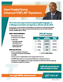 Mejoras en el TOEFL iBT