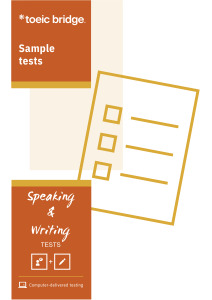 Prueba de ejemplo de puente TOEIC Expresión oral y escritura