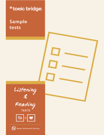 Testes de Amostra de Escuta e Leitura em Ponte TOEIC