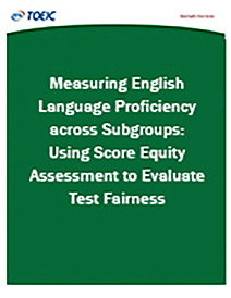 Medição da Proficiência em Inglês em Subgrupos: Utilização da Avaliação de Equidade de Pontuação para Avaliar a Justiça dos Testes