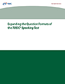 leia mais sobre a Expansão dos Formatos de Perguntas do Teste de Expressão Oral do TOEIC