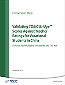 leia mais sobre Validação das Pontuações TOEIC Contra as Avaliações de Professores para Estudantes Vocacionais na China