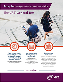 Download (PDF)  of GRE Student flyer