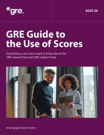 GRE Guide to the Use of Scores thumbnail