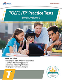 TOEFL ITP® Level 1 Practice Tests, Volume 2 image