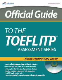 Official Guide to the TOEFL ITP® Test image