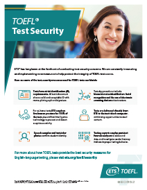TOEFL Test Security