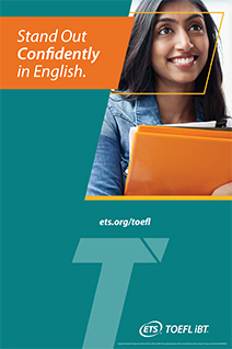 Download (PDF)  of TOEFL Stand Out Confidently in English Poster