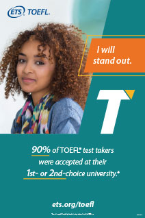 Download (PDF)  of TOEFL I Will Stand Out Poster