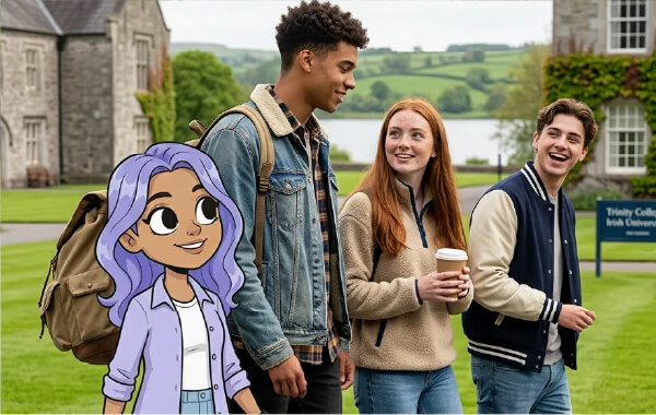 Three students
