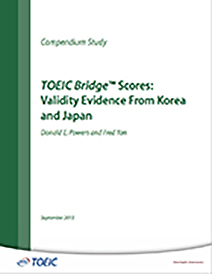 read more about TOEIC Bridge Scores: Validity Evidence from Korea and Japan